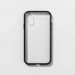 heyday™ Apple iPhone XR Clear Bumper Case - Black Bumper NIB